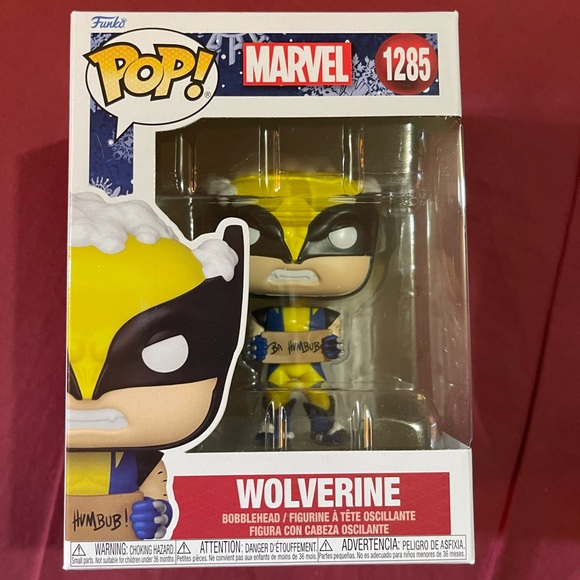 Funko Other - Funko Pop! Marvel Wolverine Bobblehead - Yellow and Blue